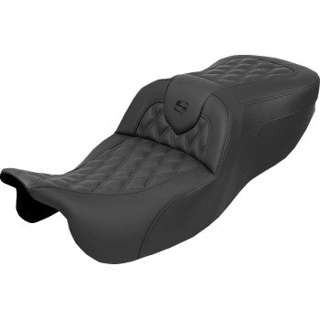 SADDLEMEN Roadsofa™ Seat - without Backrest - Lattice Stitch - FLRT/FLTRT '15-'25 815-07-182