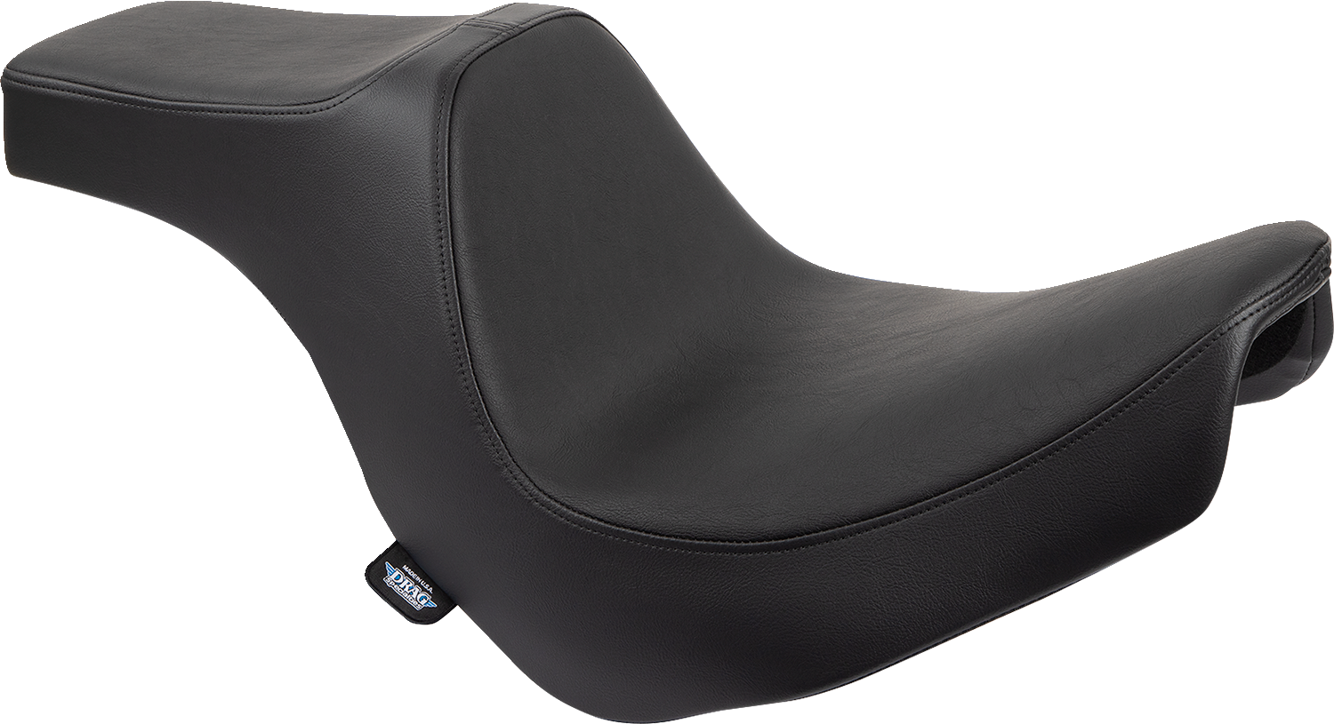 DRAG SPECIALTIES Predator III Seat - Smooth - Black - FL/FX '18-'22 0802-1490