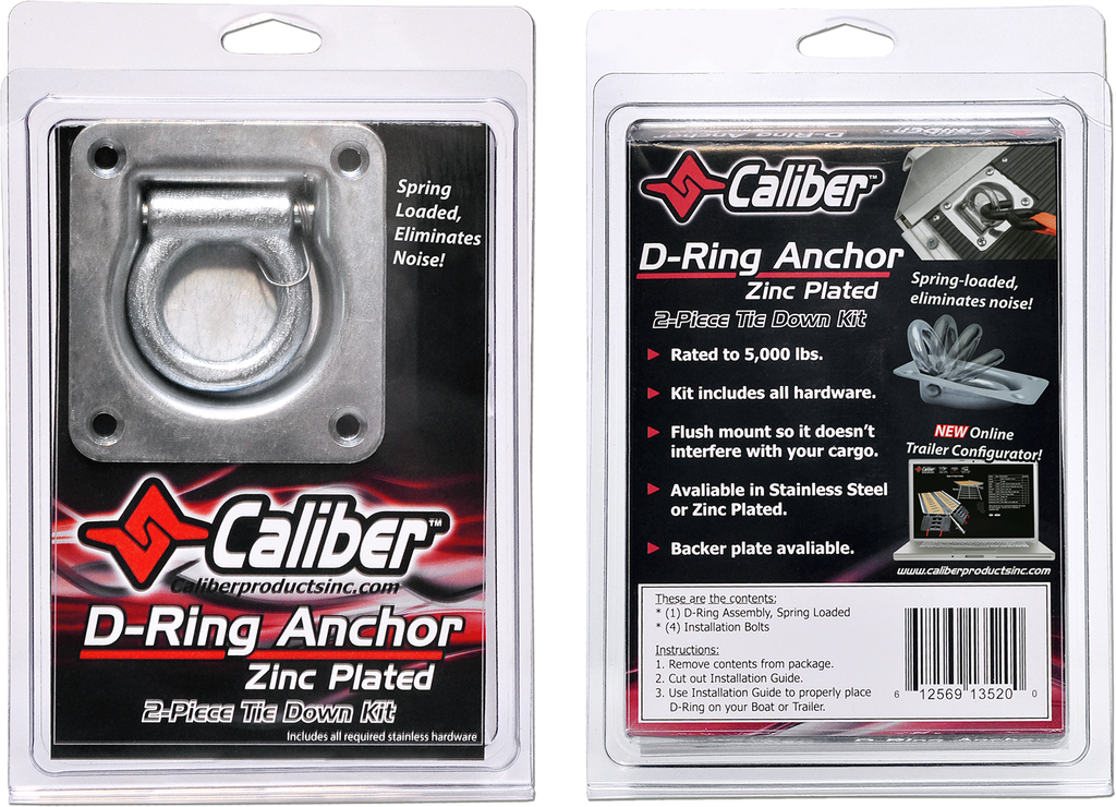CALIBER D-Ring - Zinc/Steel 13520
