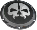 DRAG SPECIALTIES Split Skull Derby Cover - Black 78044B
