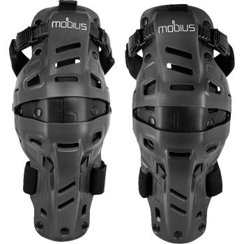 MOBIUS X8H Hybrid Knee Support - Gray/Black - L/XL 1020212