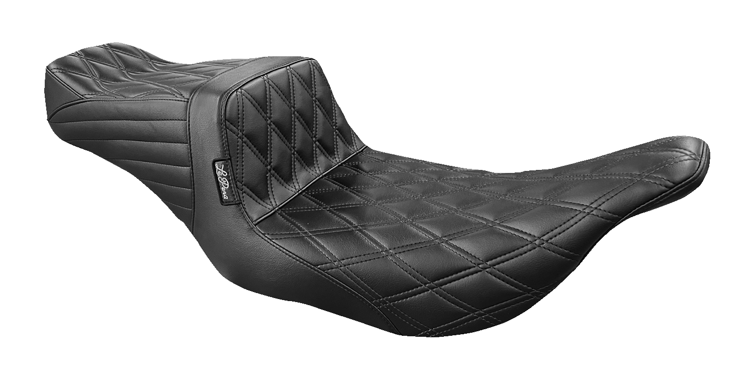 LE PERA Tailwhip Seat - Double Diamond - Black - FL '97-'07 LH-587DD
