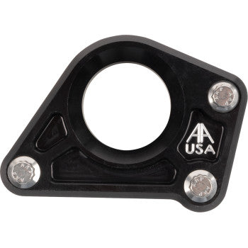 ALLOY ART Floor Board Delete Mount - Black Anodized - M8 M8FMM-2