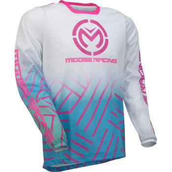 MOOSE RACING Sahara Jersey - Pink/Blue/White - Large 29107958