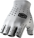 100% Sling Short Finger Gloves - Gray - Large 10021-00007