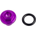 WORKS CONNECTION Oil Fill Plug - Purple - Honda 24-P079