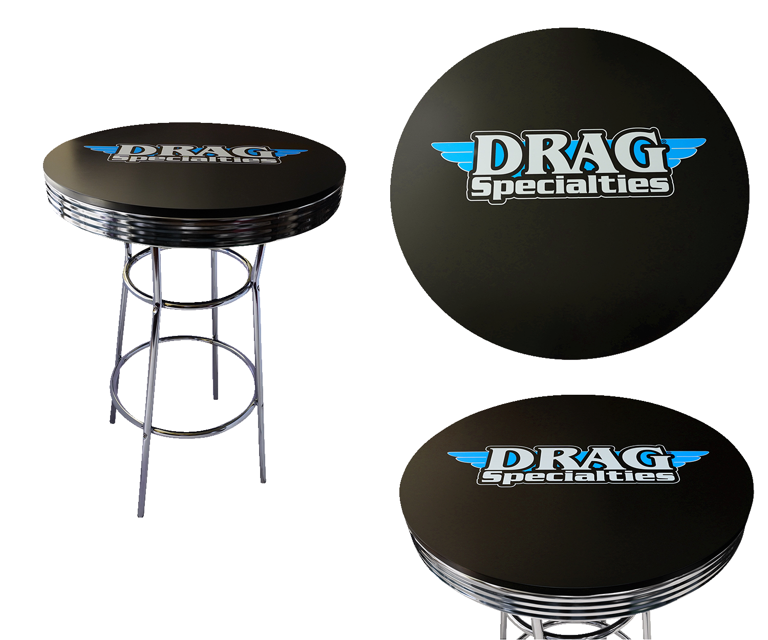 DRAG SPECIALTIES Round Pub Table - 30" X80-6024DS