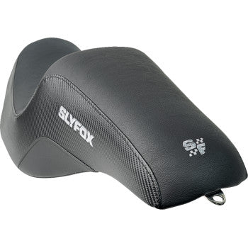 SLYFOX Drifter Tour Seat - Vinyl w/ Slipstop - Gray Logo - FL '23-'24 4685B-Slyfox