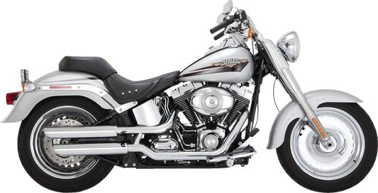 VANCE & HINES 3" Twin Slash Slip-On Muffler - Chrome Fat Boy  2010-2017 16343