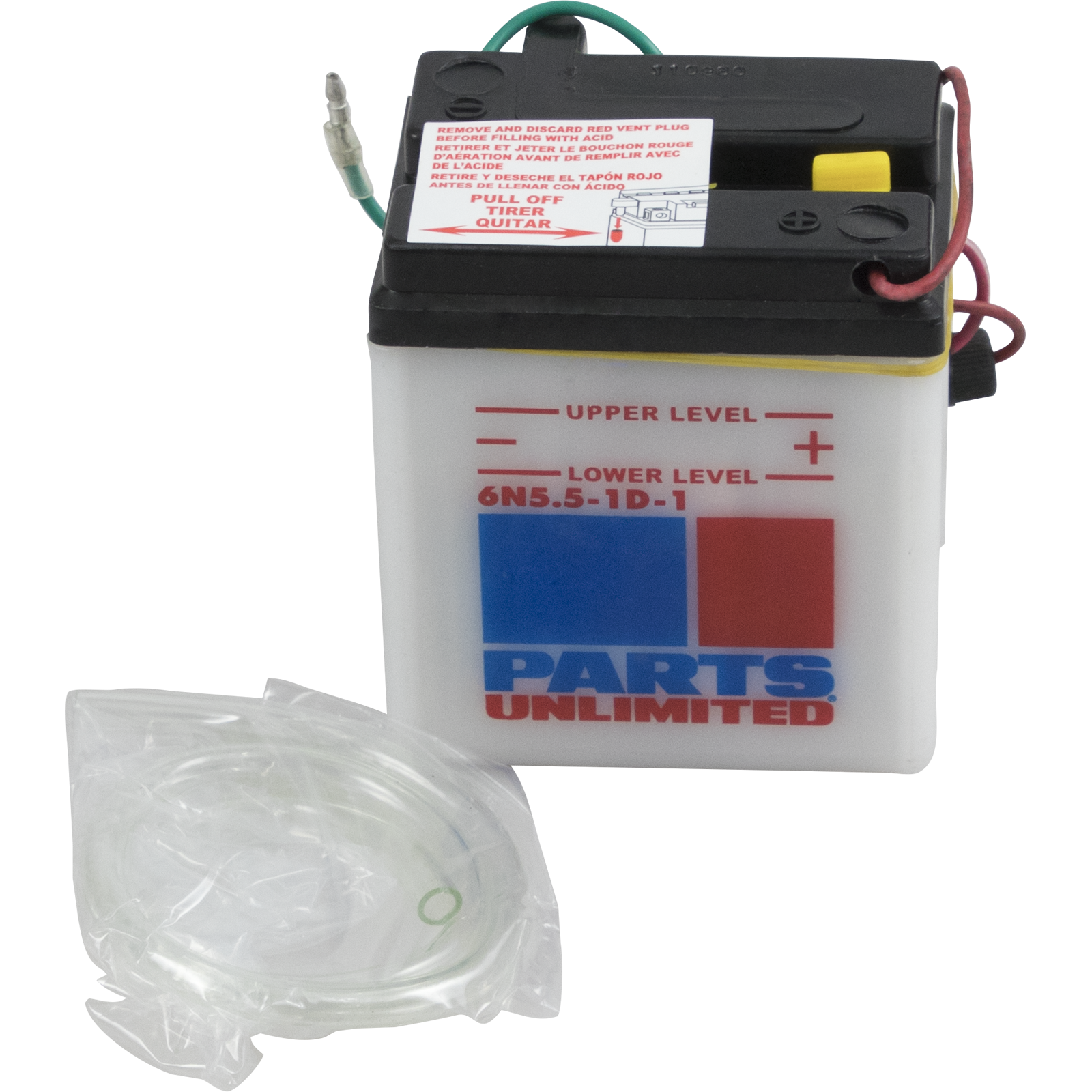 Parts Unlimited Conventional Battery 6n551d1