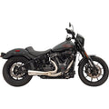 BASSANI XHAUST 2-into-1 Ripper Exhaust System with Megaphone Muffler - Short - Stainless - M8 Softail 1S75SS