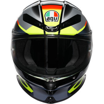 AGV K6 S Helmet - Erazer - Black/Red/Yellow Fluo - Large 2118395002-026-L