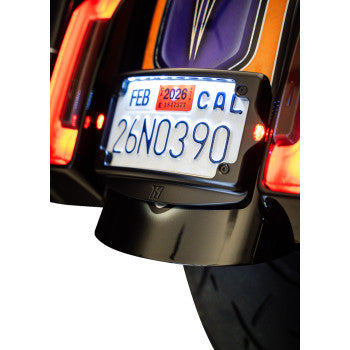 KODLIN USA 3-in-1 Mount Kit - License Plate - Cureved - Black KUS20302