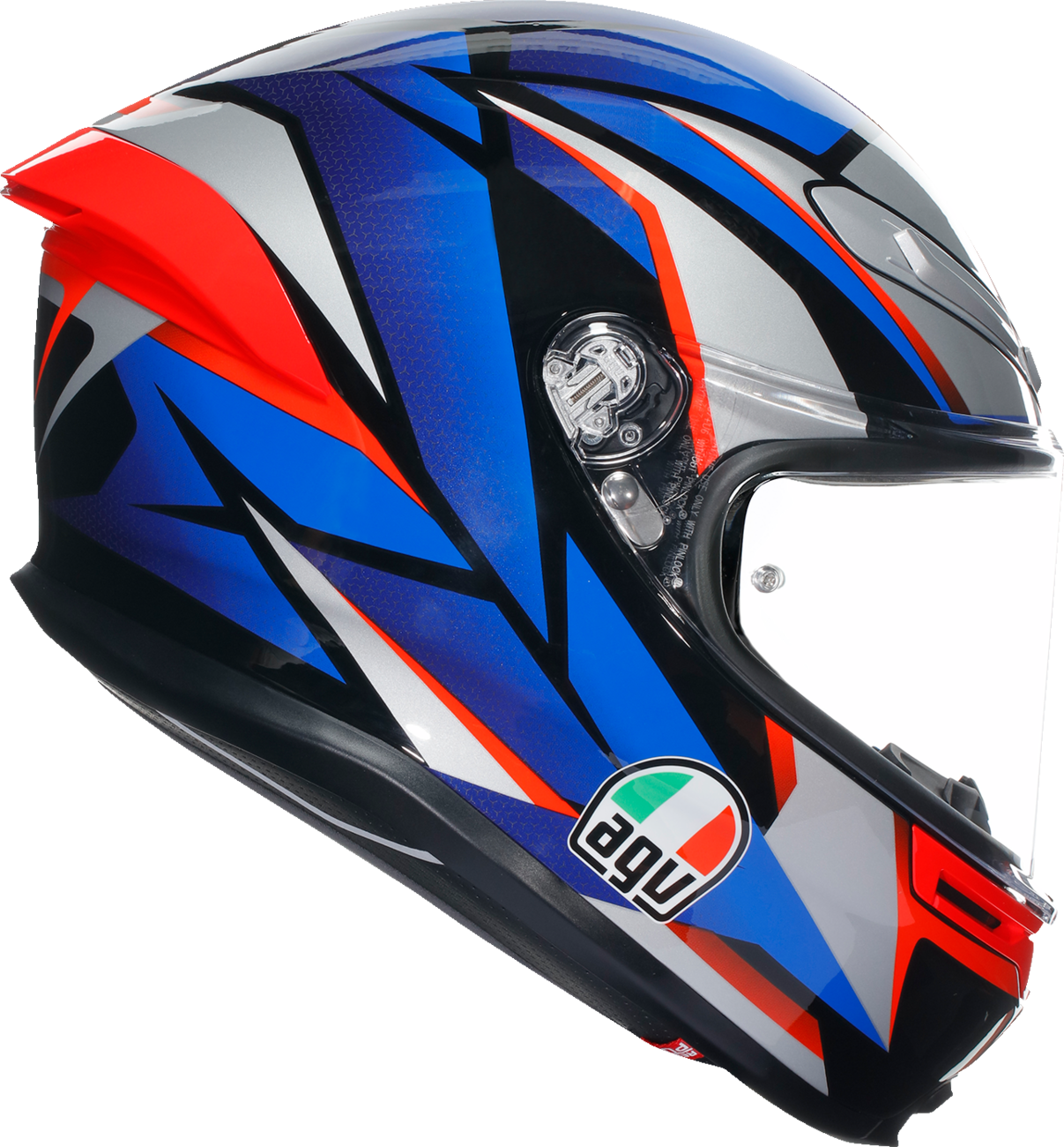 AGV K6 S Helmet - Slashcut - Black/Blue/Red - 2XL 21183950020152X