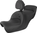 SADDLEMEN Roadsofa Seat - Includes Backrest - Black H88-07-187BR