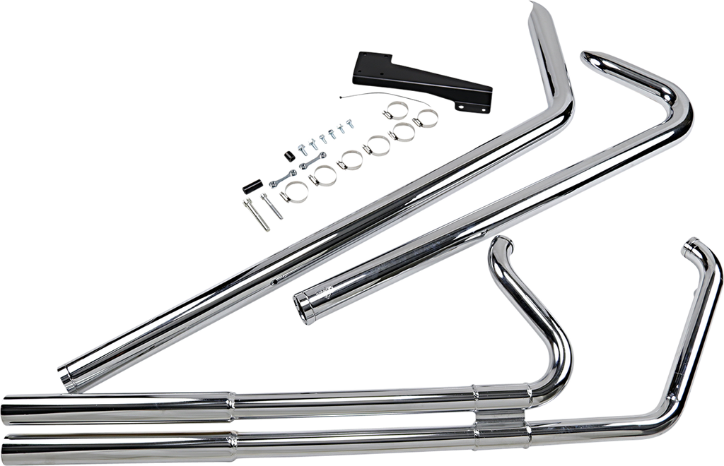 VANCE & HINES Big Shots Exhaust - Chrome - Long 17923