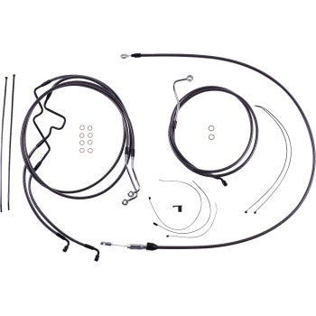 MAGNUM SHIELDING KARBONFIBR Designer Handlebar Installation Kit - 6" - '21-'22 FLHR 7871226