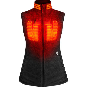 GERBING HEATED CLOTHING Women's 7V Thermite Heated Fleece Vest 2.0 - Black - XL GERTFVST7VWBXL
