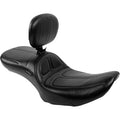 LE PERA Maverick Daddy Long Legs Seat - With Backrest - Black - FLH/FLT 2023-2024  LV-957DLBR
