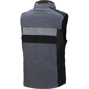MOOSE OFFROAD Moto Vest - Gray/Black - 2XL 2830-0765
