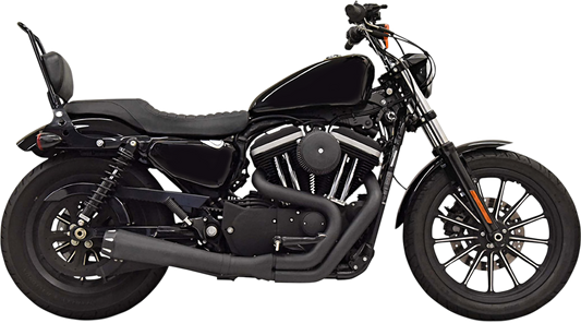 BASSANI XHAUST Road Rage Exhaust - Black - '04-'20 XL 1X52RB