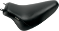 LE PERA Bare Bones Solo Seat - Smooth - Black - FLST LXE-007