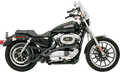 BASSANI XHAUST Radial Sweeper Exhaust - Black - '86-'03 XL XL-FF12B