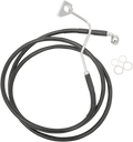 DRAG SPECIALTIES Brake Line - Front (Upper) - Black 615220-BLK