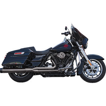 S&S CYCLE 2-into-1 Lava Chrome Sidewinder Exhaust System - 49-State 550-1086