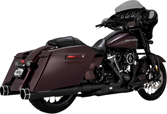 VANCE & HINES 4.5" Torquer Mufflers for FL - Machine Cut 46676