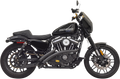 BASSANI XHAUST Radial Sweepers Exhaust System - Black 1X3FB