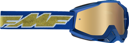 FMF PowerBomb Goggles - Rocket - Deep Navy - Gold Mirror F-50037-00010 2601-3293