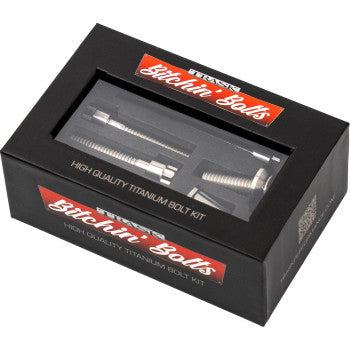 TRASK Bitchin' Bolts Hardware Kit - Titanium - M8 - Coil and Horn TM-1050-J