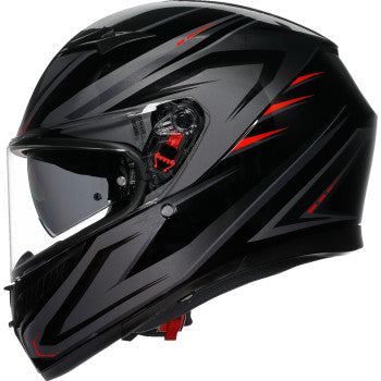 AGV K3 Helmet - Syth - Black/Red - Large 2118381004-021-L