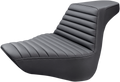 SADDLEMEN Step-Up Seat - Front Tuck-n-Roll - Black 818-27-171