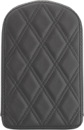 SADDLEMEN Sissy Bar Pad - Lattice Stitched - Black 0411SDC