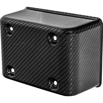 SADDLEMEN Fuse Block Cover - Carbon Fiber - Gloss Black CF-899-04-003