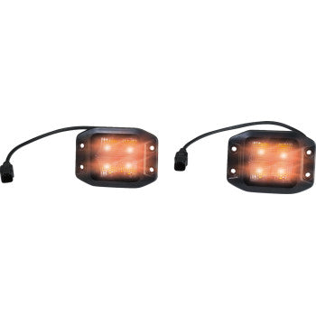 MOOSE OFFROAD Light Pods - LED - Flush Mount MSE-LPKITFA