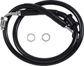 DRAG SPECIALTIES Brake Line - +4" - Black - '18-'22 Softail 618620-4BLK