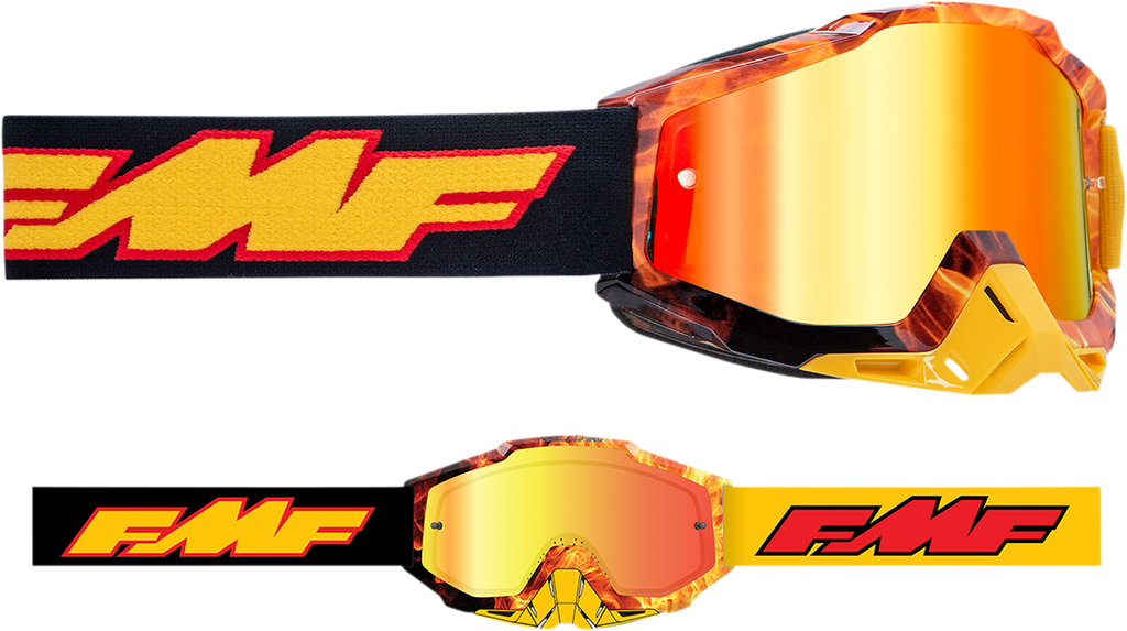 FMF PowerBomb Goggles - Spark - Red Mirror F-50037-00005 2601-2978
