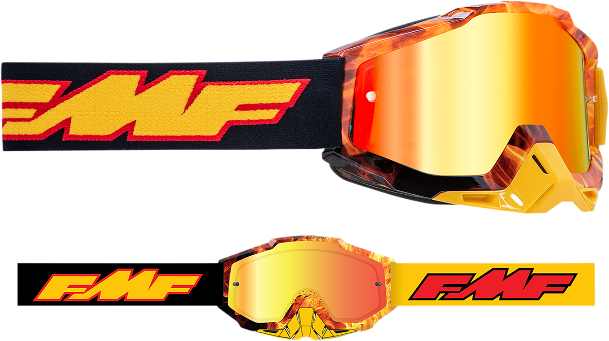 FMF PowerBomb Goggles - Spark - Red Mirror F-50037-00005 2601-2978