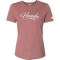 FACTORY EFFEX Women's Honda Script T-Shirt - Heather Mauve - Medium 27-87342