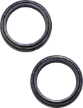 Parts Unlimited Fork Seals - 43 Mm Id X 55 Mm Od X 9.5/10.5 Mm T Pup40fork455161