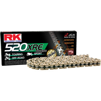 RK 520 XRE - Drive Chain - 130 Links - Gold GB520XRE-130
