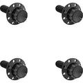 ARLEN NESS Bolt Kit - Windshield - Titanium - 12-Point - Black 300-816