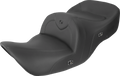 SADDLEMEN Seat - RoadSofa - without Backrest - Black w/ Black Stitching - Heated - GL1800 '01-'10 H01-07-187HCT