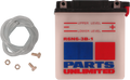 Parts Unlimited Conventional Battery 6n6-3b-1