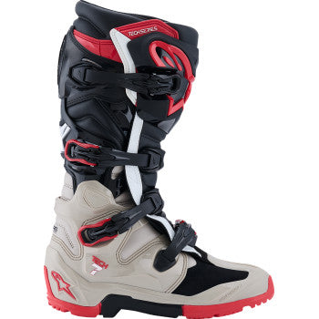 ALPINESTARS Tech 7 Enduro Boots - Black/Light Gray/Bright Red - US 13 2010426-1903-13