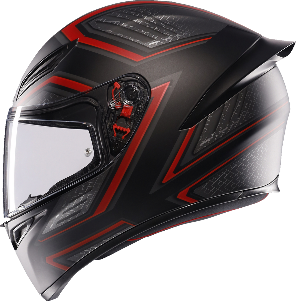 AGV K1 S Helmet - Sling - Matte Black/Red - Large 2118394003-038-L