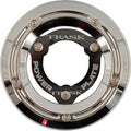 TRASK Derby Cover with Power Plate - Chrome/Black - Kit - '18-'25 Softail TM-0052-CH-BK